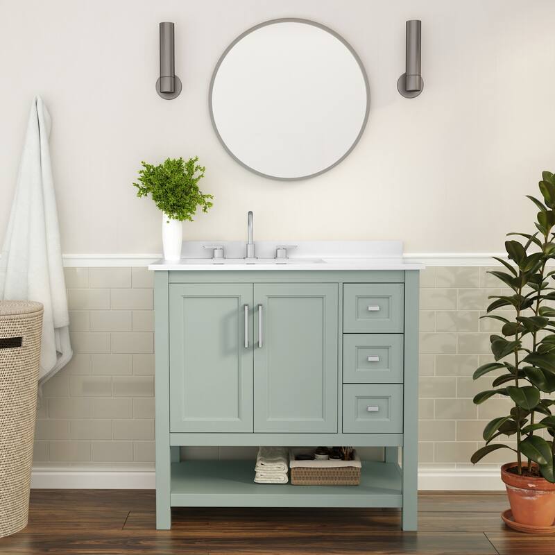 James Allan FFIR10670 36" Free Standing Single Basin Vanity Set with