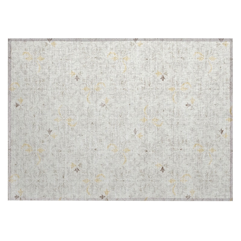 Machine Washable Indoor/ Outdoor Chantille Traditional Medallion Rug