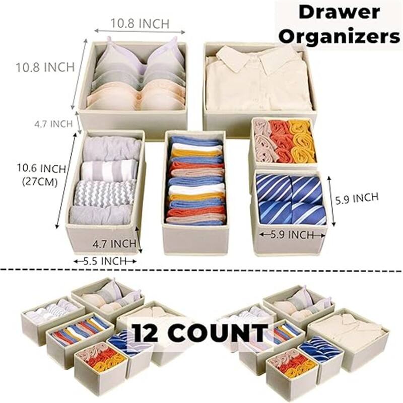 Foldable Clothes Drawer Organizer for Underwear