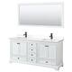Option White / White Quartz Top / Matte Black Hardware