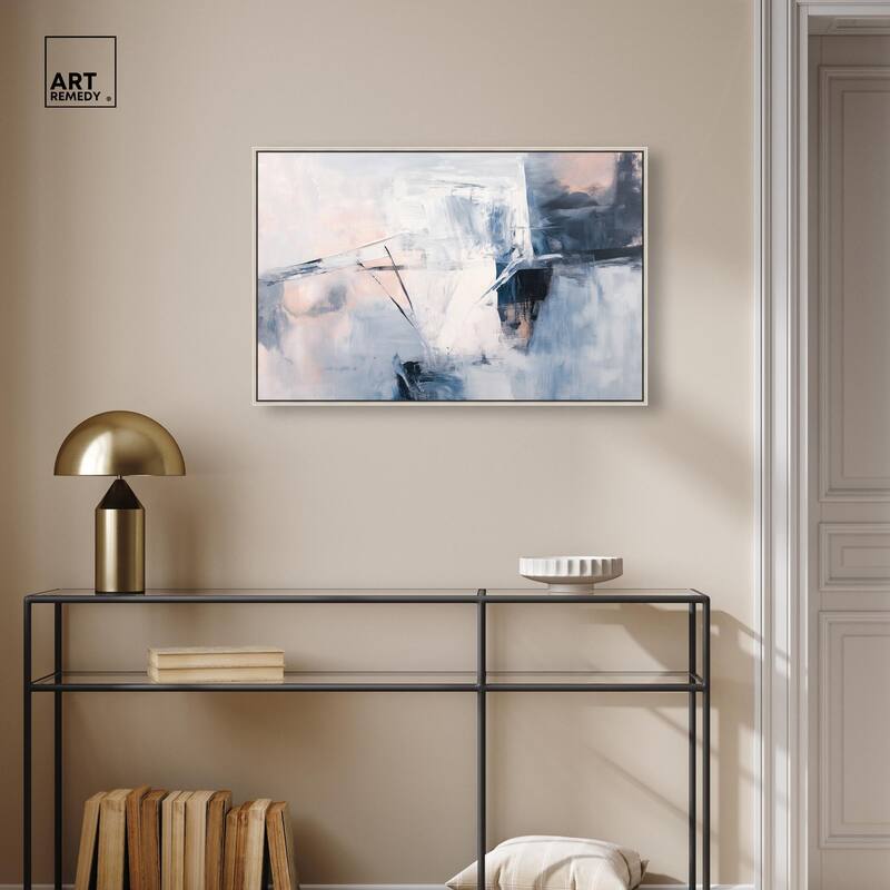 Blue Rapture I Canvas by Art Remedy