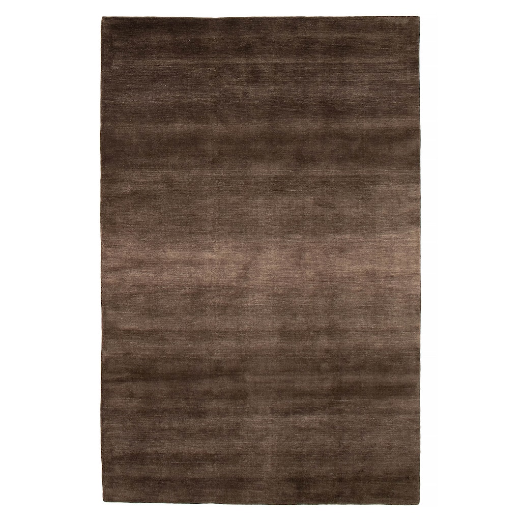 ECARPETGALLERY Hand Loomed Kashkuli Gabbeh Grey Wool Rug - 5'0 x 7'11