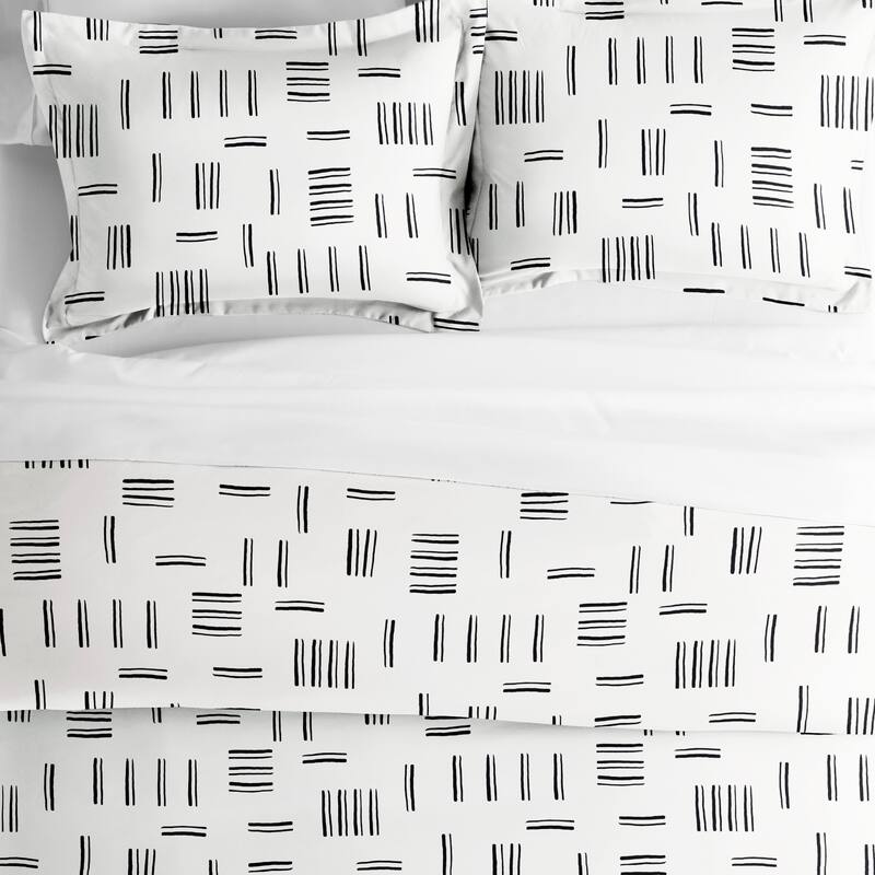 Becky Cameron Geo Dash 3-Piece Duvet Cover Set
