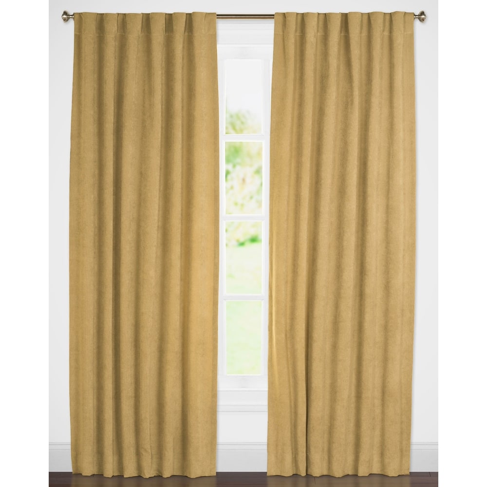 Padma Velvet 50x84 Back-Tab Curtain Panel (Single Panel)