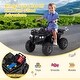 preview thumbnail 53 of 53, 6V Kids Ride On Electric ATV with LED Headlights and MP3 Player - 29.5" x 18" x 22" (L x W x H)