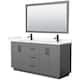 Option Dark Gray / Giotto Quartz Top / Matte Black