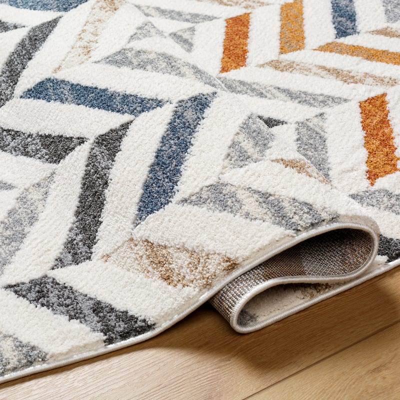 Valet Industrial Abstract Area Rug