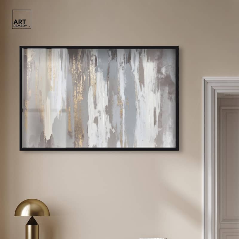 Flooding Gold II Shadowbox by Art Remedy