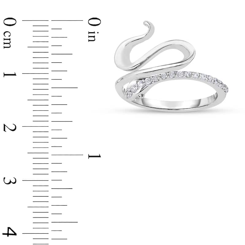 1/5 Cttw Natural Diamond 10KT White Gold Ring