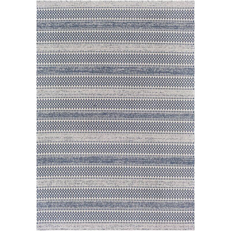 Livabliss Wendy Moroccan Stripe Cotton Area Rug