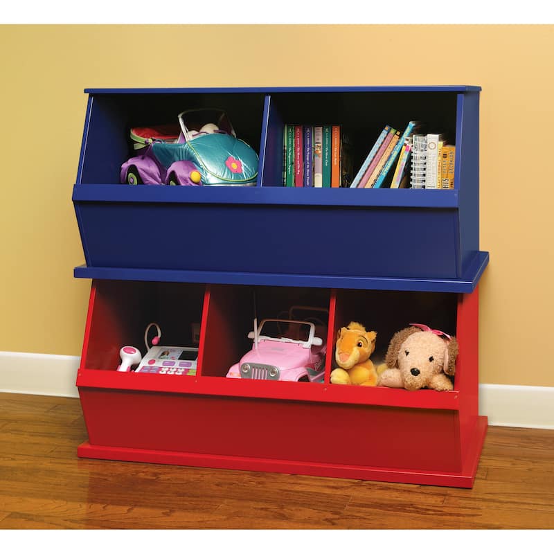 Badger Basket Two Bin Stackable Storage Cubby