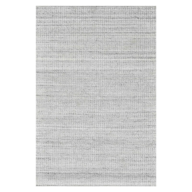 Lineage Silver Heathered Hand-Woven Area Rug 2' x 3' - 4x6