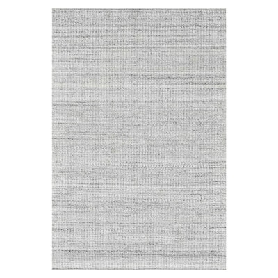 Lineage Silver Heathered Hand-Woven Area Rug 2' x 3'