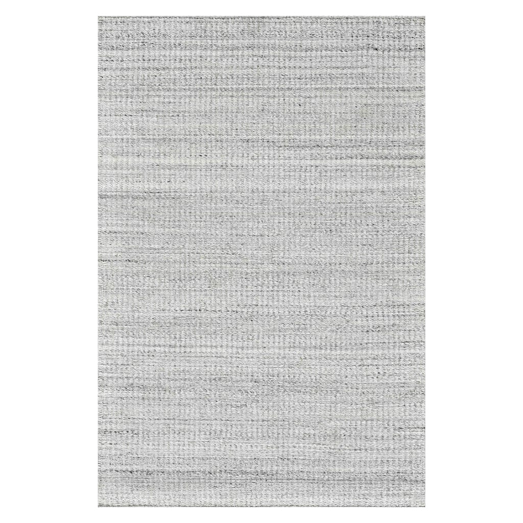 Lineage Silver Heathered Hand-Woven Area Rug 2' x 3'