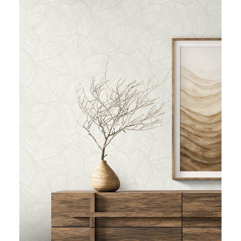 Seabrook Designs Stellara Palms Non-Woven Unpasted Wallpaper