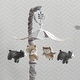 preview thumbnail 5 of 4, Lambs & Ivy Woodland Forest Gray/Tan Musical Baby Crib Mobile Soother Toy