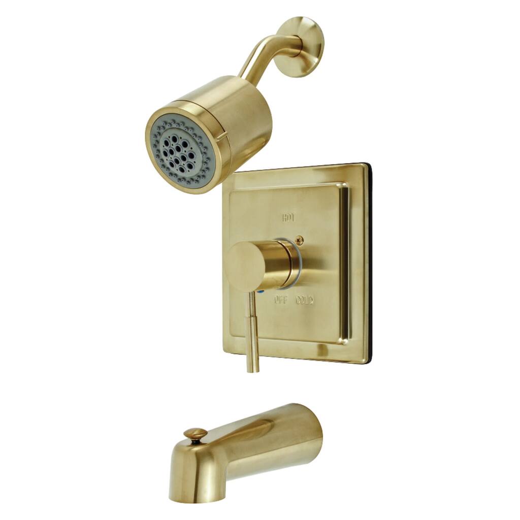 Kingston Brass KB465.DL Concord Tub and Shower Trim Package with 1.8