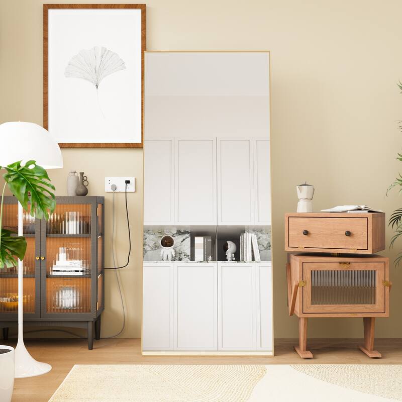 71"x"32" square rounded corners Full Length Mirror