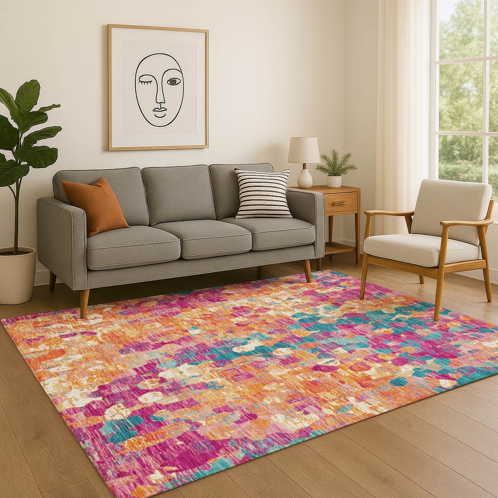 Premium Washable Super Soft Moroccan Abstract Mayfield Rug