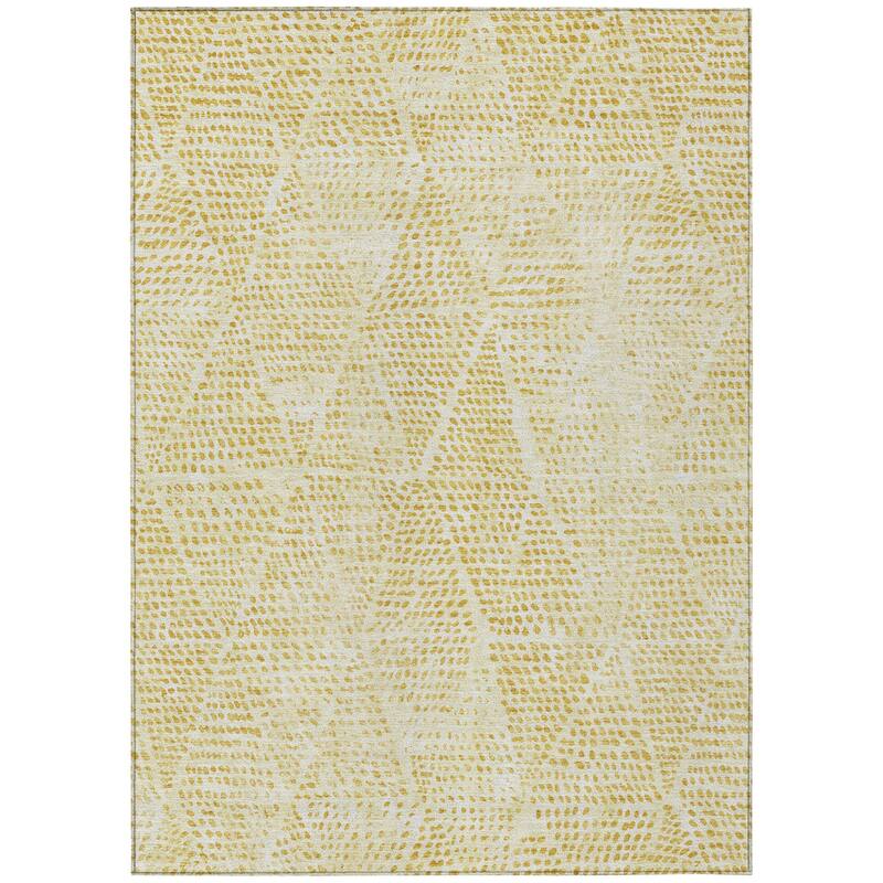 HomeRoots Geometric Transitional Rectangle Outdoor Rug