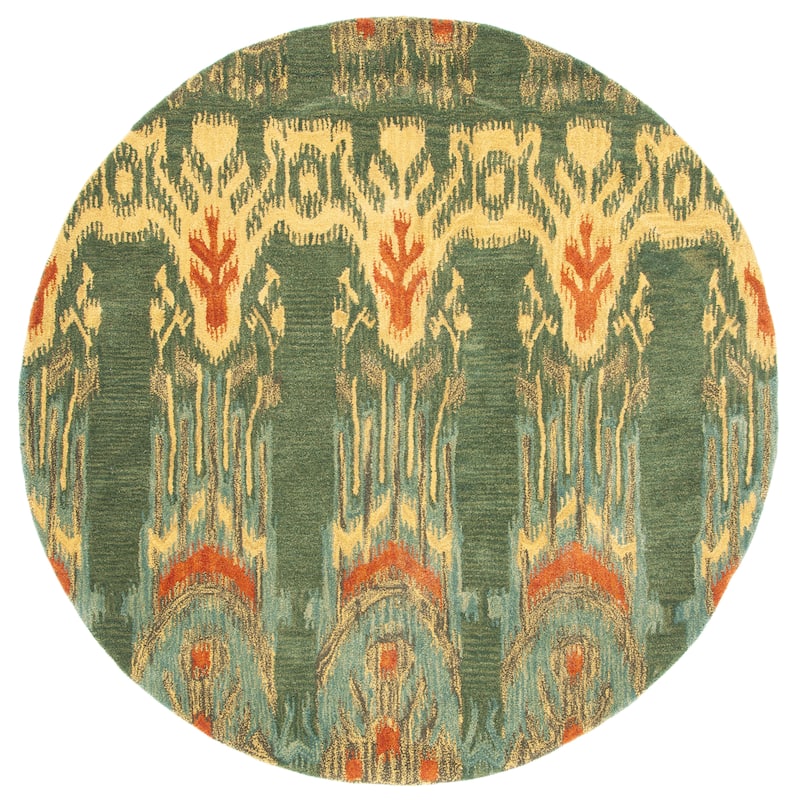 SAFAVIEH Handmade Ikat Audna Modern Wool Rug