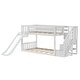 preview thumbnail 3 of 39, Max and Lily Classic Low Bunk with Stairs and Easy Slide