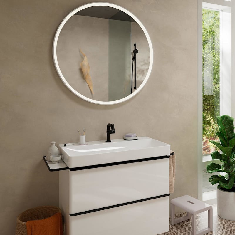 Hansgrohe 73321 Tecturis S 1.2 GPM Single Hole Bathroom Faucet with