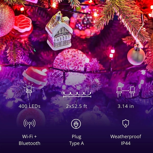 Led smart christmas lights on sale