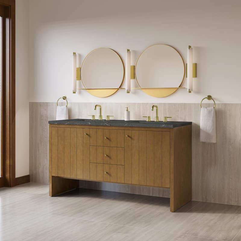 James Martin Vanities 435-V60D-FPBL Hudson 60" Free Standing Double