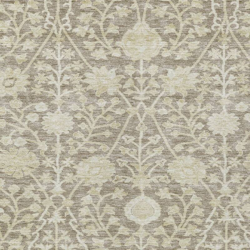 HomeRoots Floral Transitional Rectangle Outdoor Rug