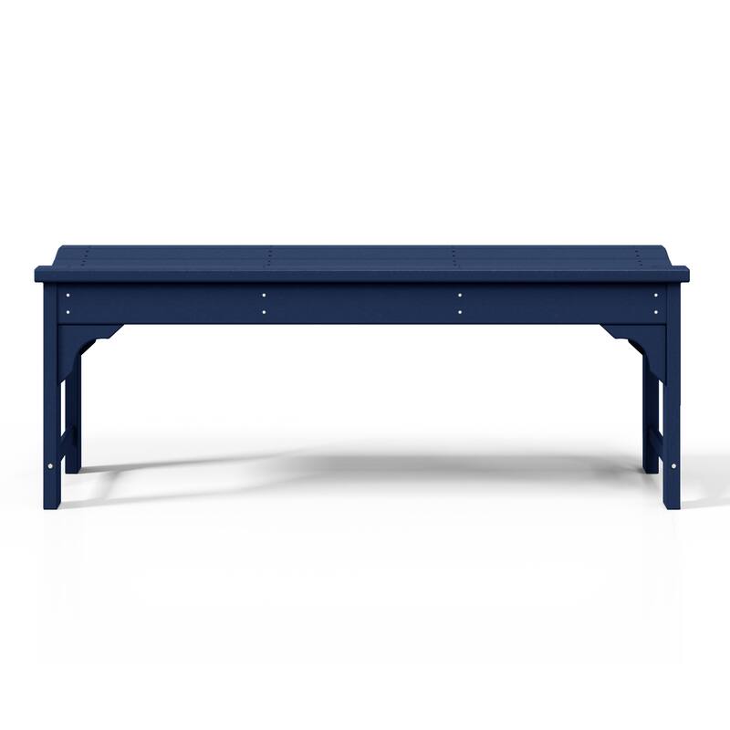 Polytrends Laguna Hdpe All Weather Outdoor Patio 48" Bench
