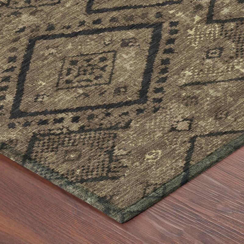 Machine Washable Indoor/ Outdoor Global Andes Chantille Rug