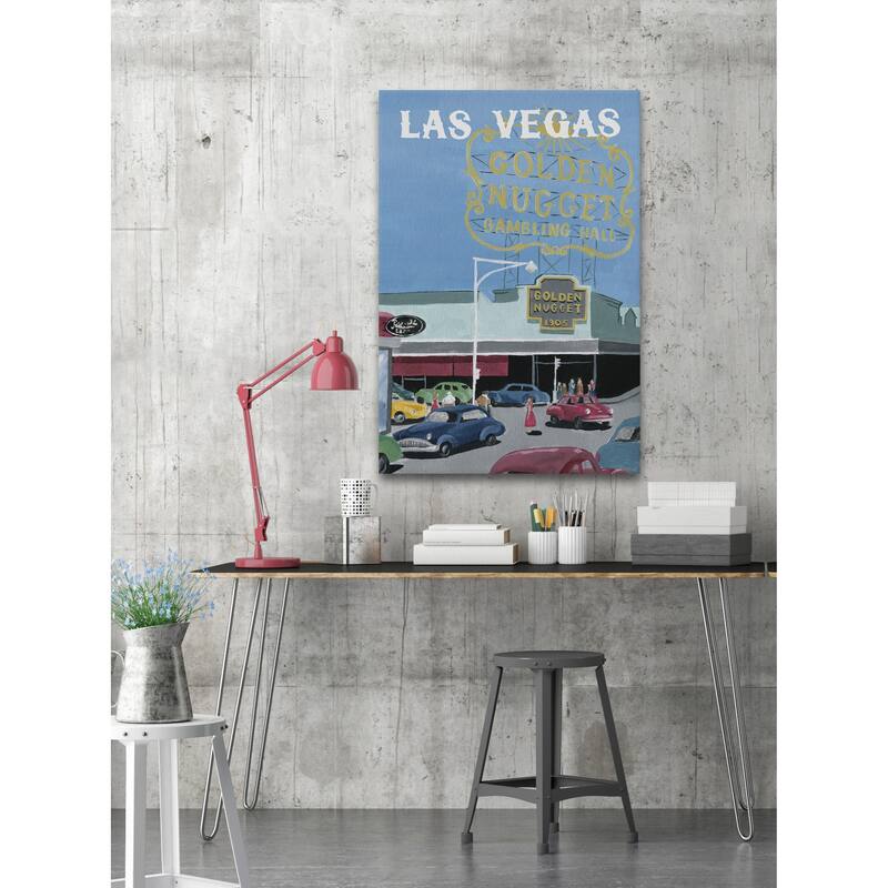 'Classic Vegas' Painting Print on Wrapped Canvas