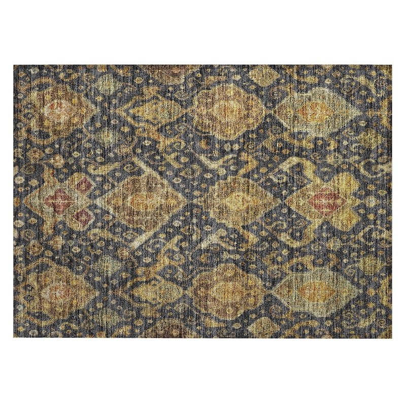 Machine Washable Indoor/ Outdoor Traditional Venetian Chantille Rug
