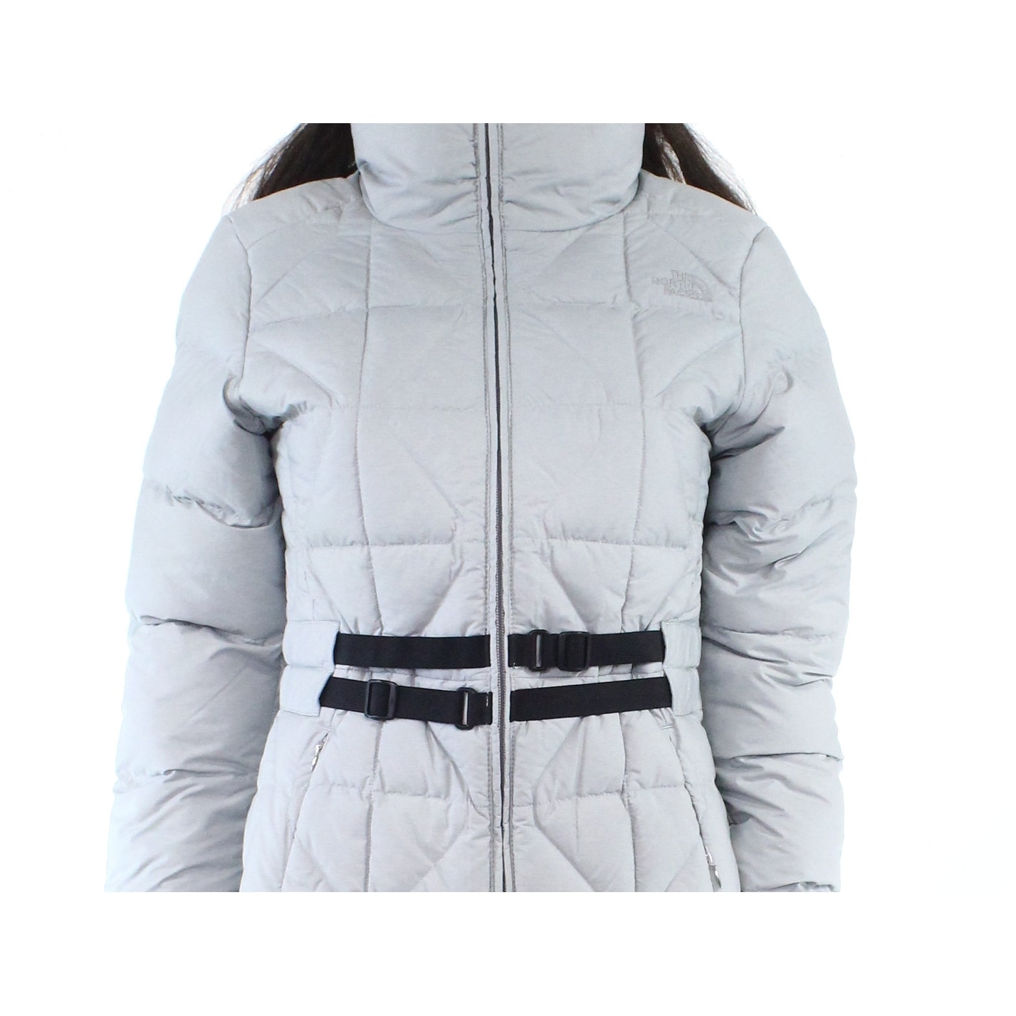 north face silver puffer jacket