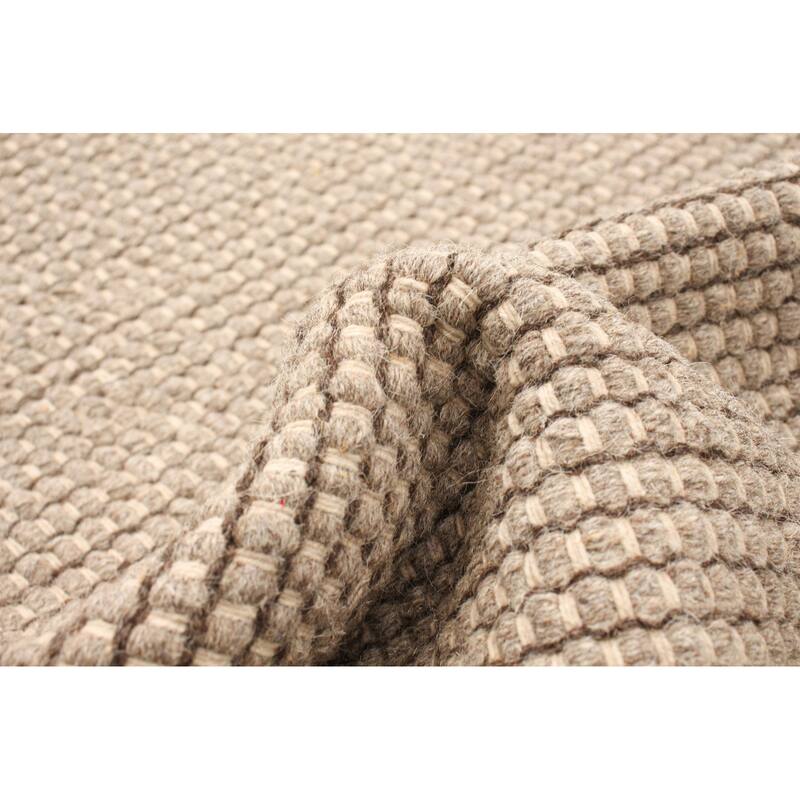 ECARPETGALLERY Hand Loomed Bungalow Wool Dhurrie