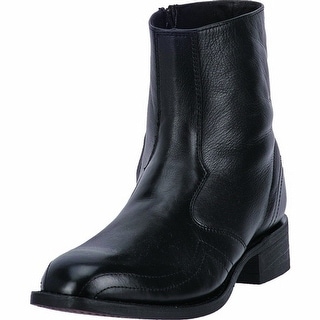 Laredo 62009 Hoxie Side Zip 7/" Short Dress French Toe Cowboy Boot