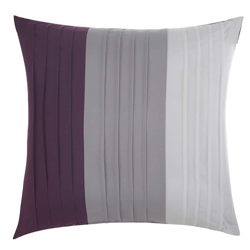Nanshing Ciaran 7-Piece Purple Floral Comforter Set