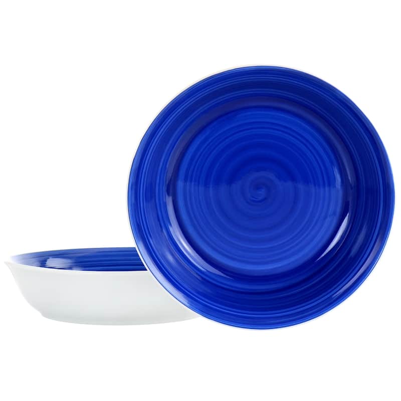 8.75 Inch 2 Piece Stoneware Pasta Bowl Set - 8.75 Inch