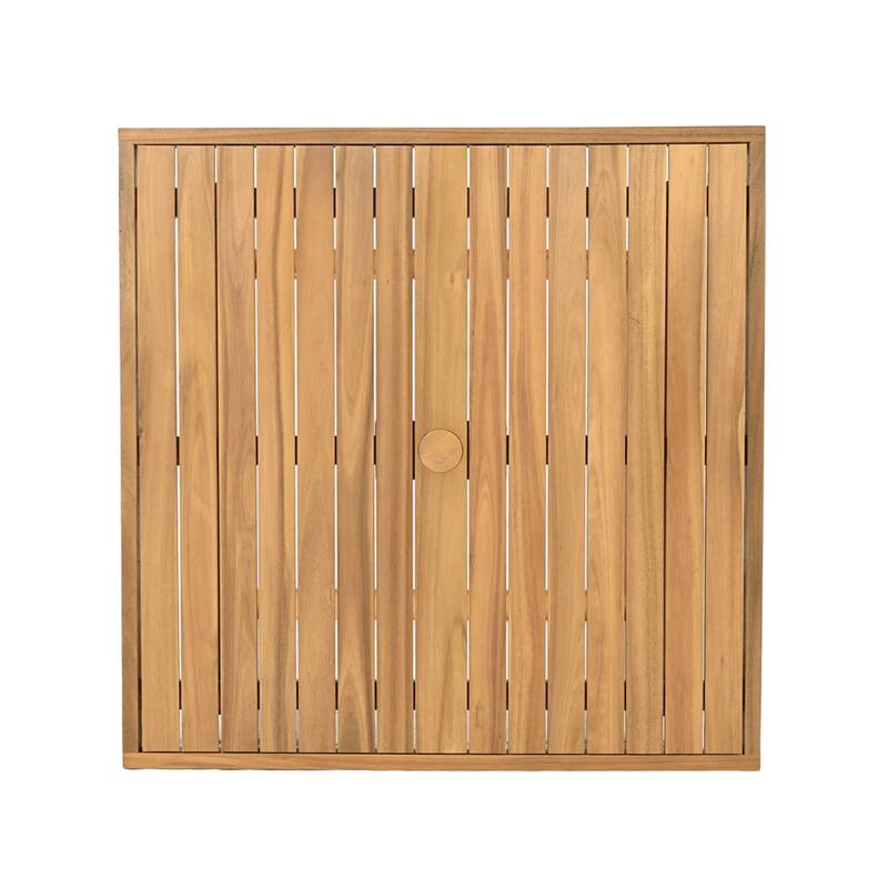 Christopher Knight Home - Hudson 5-Piece Acacia Wood Outdoor Bar Set