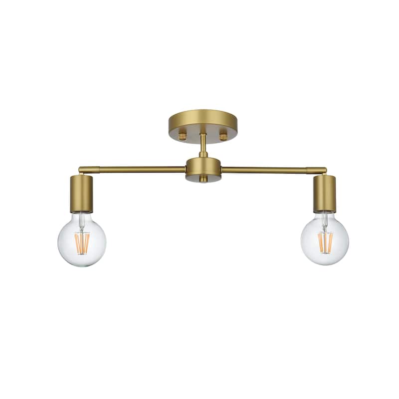 Ezra 2 Light Flush Mount - 4.7 Inch