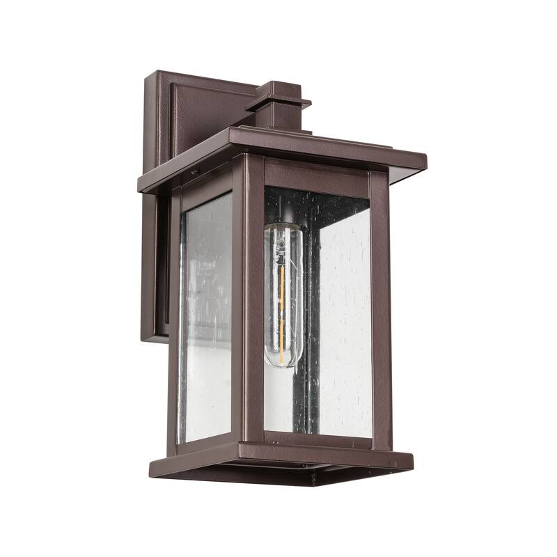 Brown Outdoor Oil Rubbed Bronze Wall Lamp Without Bulb