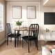 preview thumbnail 20 of 29, Dining Table Set for 2, Kitchen Table Chairs Set of 2 with PU Upholstered Cushion