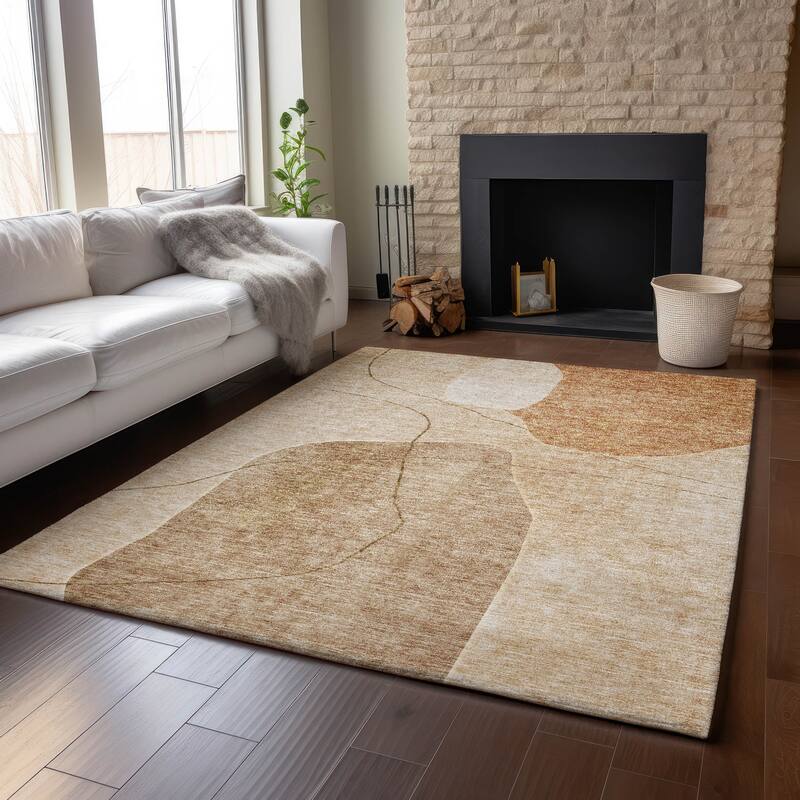 Premium Washable Super Soft Abstract Mod Mayfield Rug