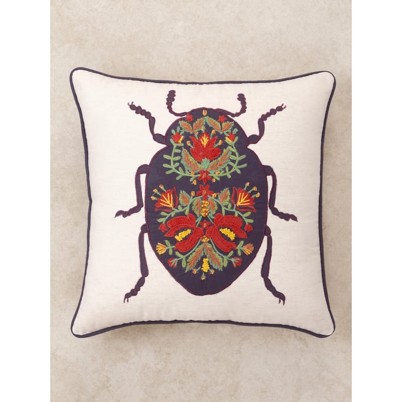 Udaipur Throw Pillow Cover, 20"x20"