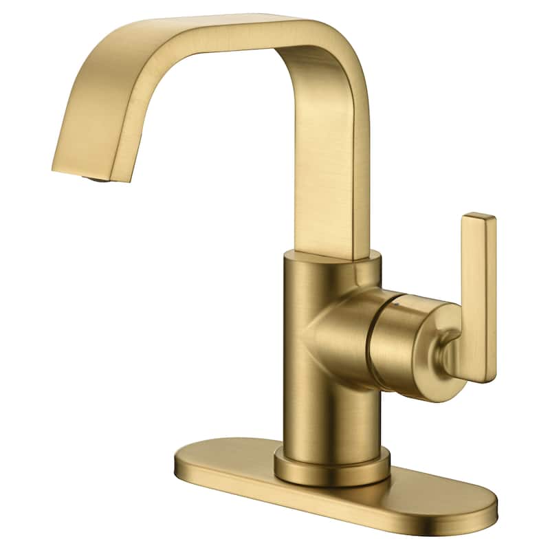 Ultra Faucets Ardua Collection Single-Handle Lavatory Faucet - Brushed Gold UF38408