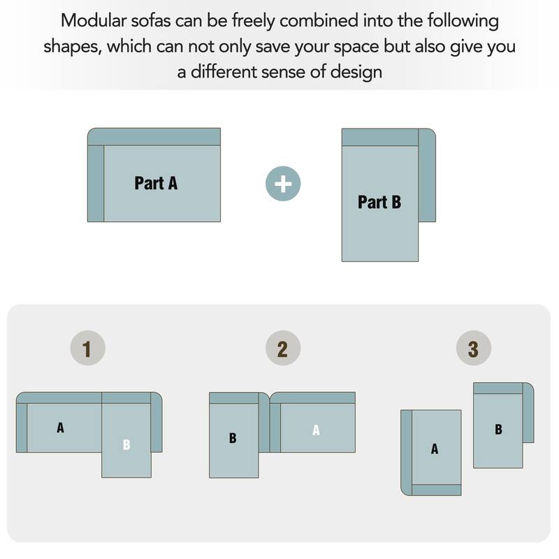 Modern Modular Combination Living Room Sofa Set with Compact Compression and Upholstered Sofa Bed for Studios or Apartments