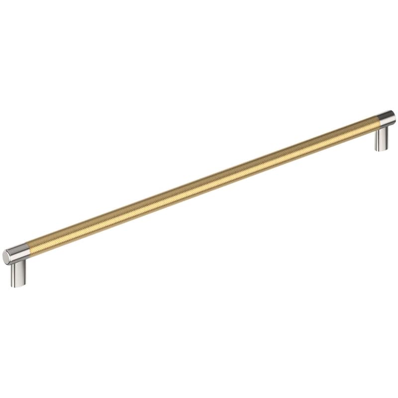 Amerock BP54042 Esquire 24" Center to Center Bar Cabinet Pull - Polished Nickel / Champagne Bronze