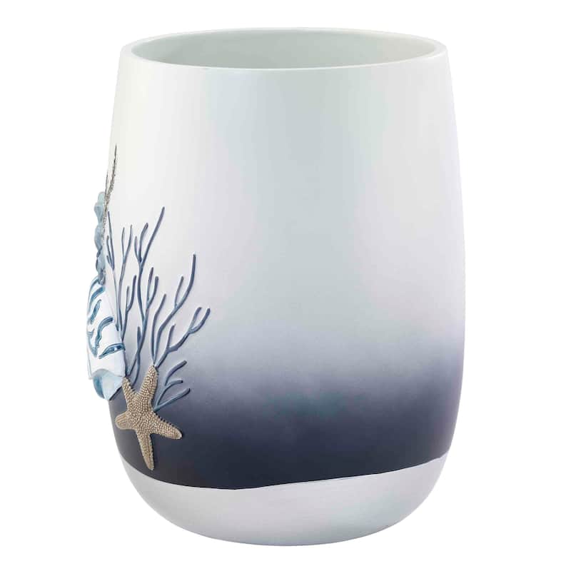 Avanti Linens Blue Lagoon Wastebasket