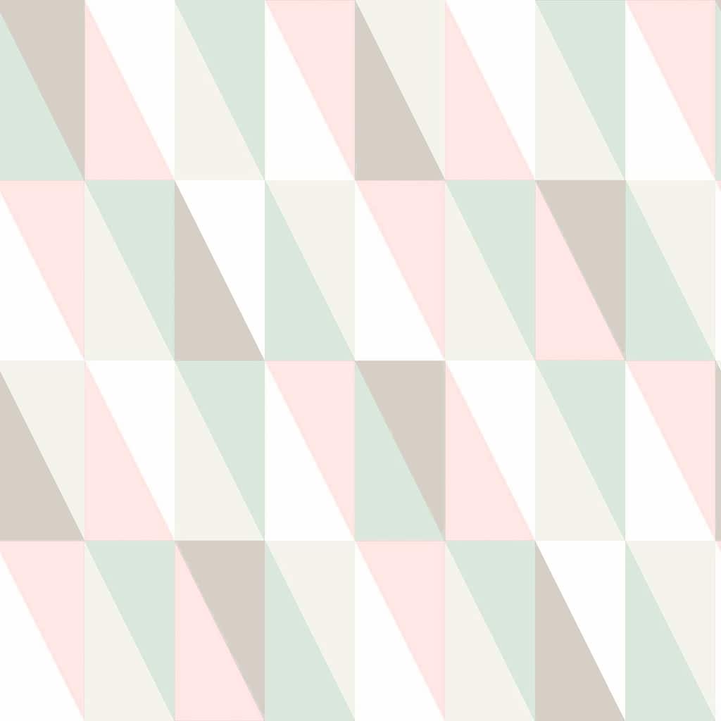 Chesapeake Inez Pastel Geometric Wallpaper - 20.9 x 396 x 0.025